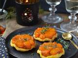 Mini tatin {potimarron, érable & thym} #Noël #vegan