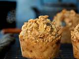 Muffins à la pomme & granola aux épices douces #sanslactose