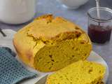 Pain au curcuma {golden bread} #vegan