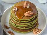 Pancakes {épinards/banane} #vegan #glutenfree #sanssucre