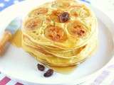 Pancakes {rhum/raisins & bananes}