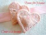 ღ petits coeur à la lavande pour Maman ღ