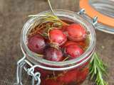 Pickles de cerises #vegan #glutenfree