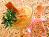 ♥ soupe de poires aux amandes et au miel ♥