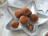 Truffes {chocolat & marrons glacés} #vegan #glutenfree #Noël