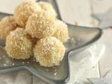 Truffes crues {citron & noix de coco} #vegan