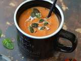 Velouté de tomates à l'okara #vegan #glutenfree