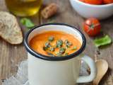 Velouté express {Tomates & pois chiches} #vegan