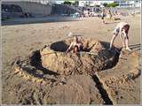 Fort éphémère de la plage du Pigeonnier, 16 août 2018