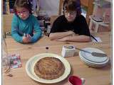 Galette des rois chez les enfants au Luxembourg, 3 janvier 2016