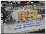 Repas au marché de Royan, 11 juin 2016