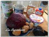 Verrines de mousse de betteraves rouges aux noix version avec Thermomix