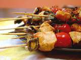 Brochettes de poulet Miel & Paprika