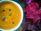 Soupe de potimarron et carottes