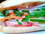 Banh mi vietnamien au rôti de porc froid (bánh mì thịt nguội)