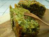 Cake pesto - lardons - mozza