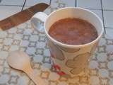 Chocolat chaud à la banane sans plv