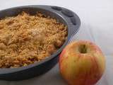 Crumble de pommes gourmand