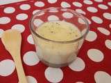 Panacotta au comté et sa touche moutardé