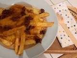 {Plat} Frites et sa sauce fromagère au potimarron