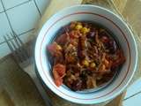 {Plat} Poitrine de boeuf façon chili con carne