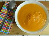 {Soupe} Soupe orange à la courgette