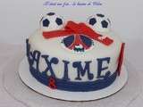 Gateau 3d Foot psg { pâte à sucre }