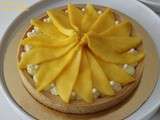 Tarte chiboust - mangue