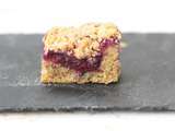 Carré crumble aux fruits rouges