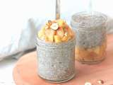 Chia pudding sans sucre pomme cannelle