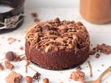 Fondant croquant vegan chocolat et praliné