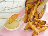 Frites de patates douces au four