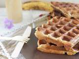 Gaufre à la banane, sans sucre ni beurre, ni gluten