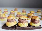 Mini choux chocolat/gingembre