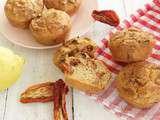 Muffins thon tomates séchées, sans beurre