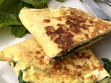 Repas express : le Croc’ tortilla épinard et saumon