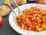 Salade de poivrons et tomates