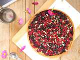 Tarte amandine aux fruits rouges (vegan)