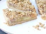 Tarte crumble pomme banane (vegan)