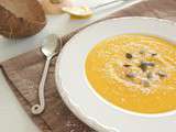 Velouté de courge butternut au lait de coco