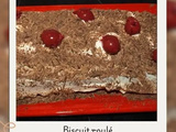 Biscuit roulé façon forêt noire