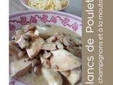 Blancs de poulet aux champignons et à la moutarde - La Machine à Explorer