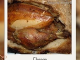 Chapon en croûte de sel