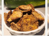 Chips de courgettes au four