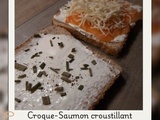 Croque-Saumon croustillant