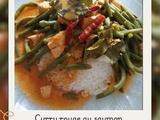Curry Rouge au Saumon et aux Haricots Verts