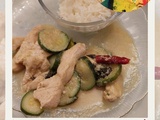 Curry Vert au Poulet et aux Courgettes