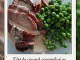 Filet de canard miel moutarde