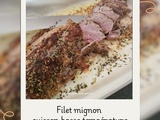 Filet mignon de porc basse température