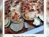 Gratin de courgettes au chorizo